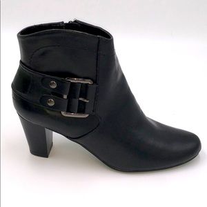 Studio Works Bolero Black Heeled Ankle Boots
